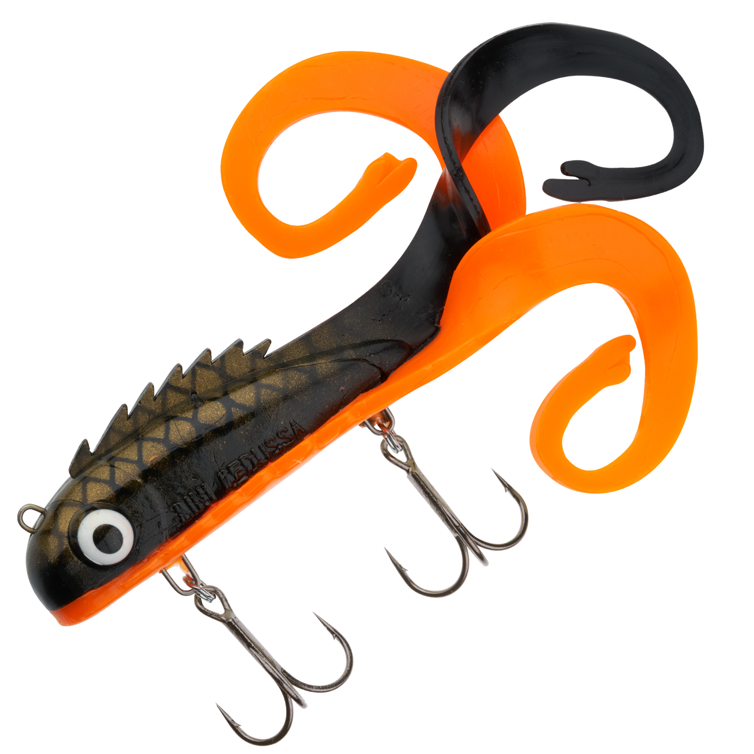 Приманка силиконовая Chaos Tackle Medussa Regular Standart #Black Perch